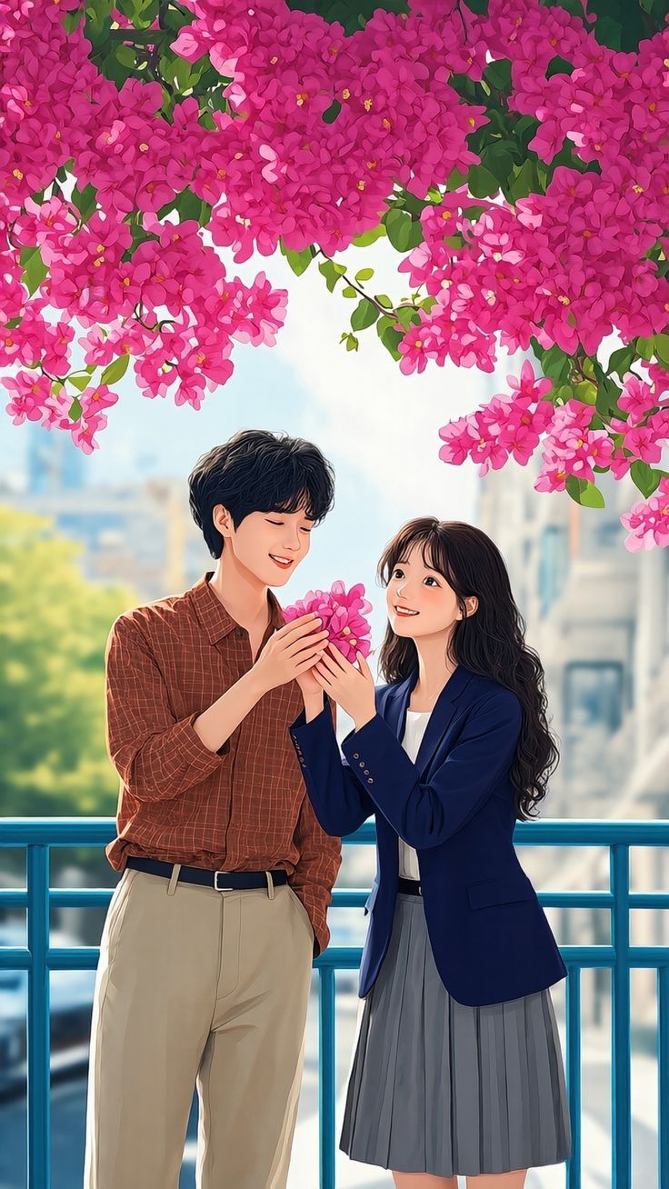 Romantic couple dp cartoon