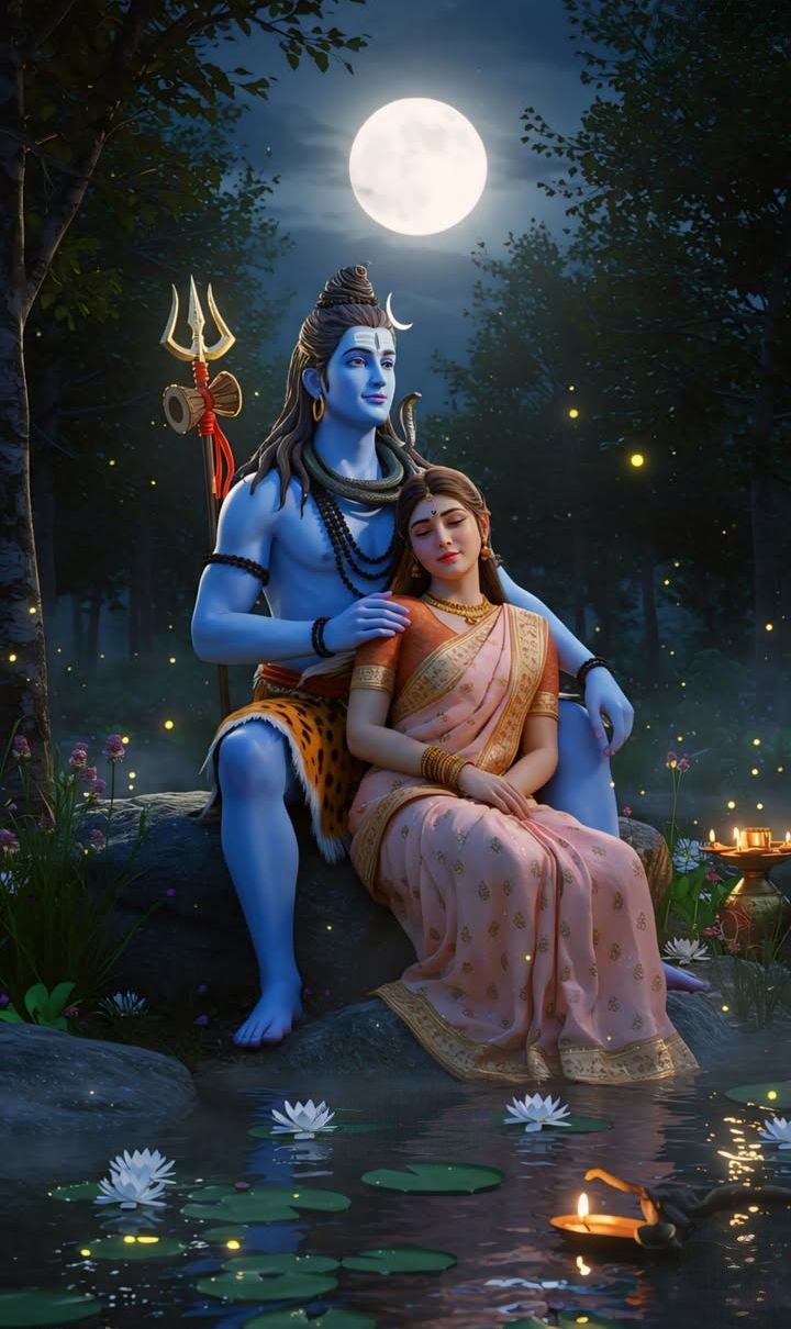 Shiv Parvati Beautiful Hd Wallpaper