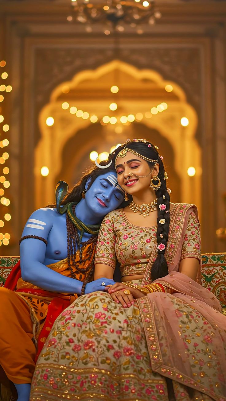 Shiv Parvati Cute Real Images Hd