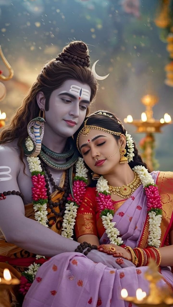 Shiv Parvati Hd Love Photo