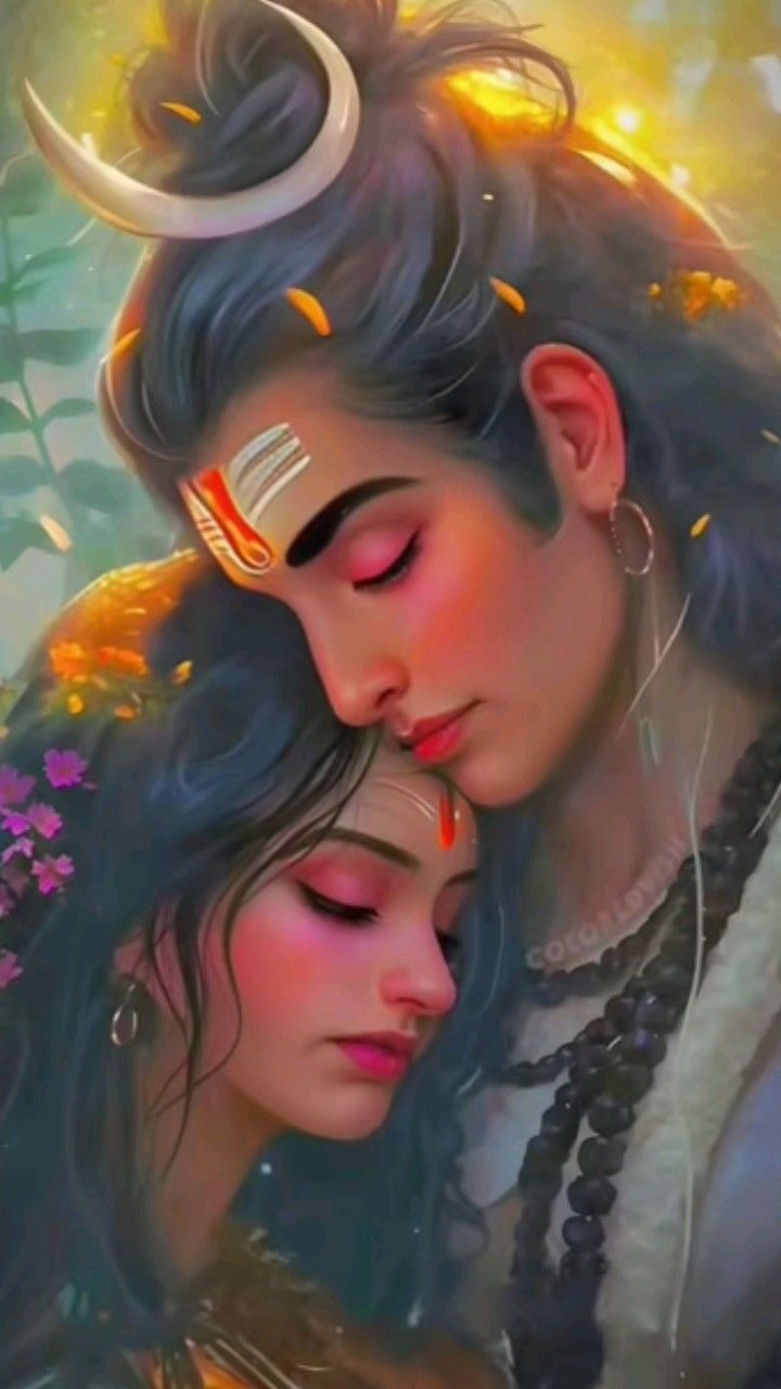 Shiv Parvati Hd Photo Frame