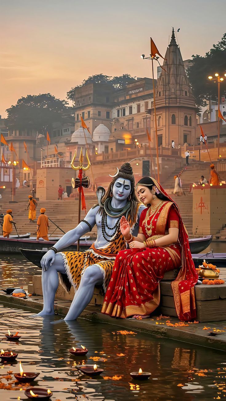 Shiv Parvati Ji Cute Hd Wallpaper