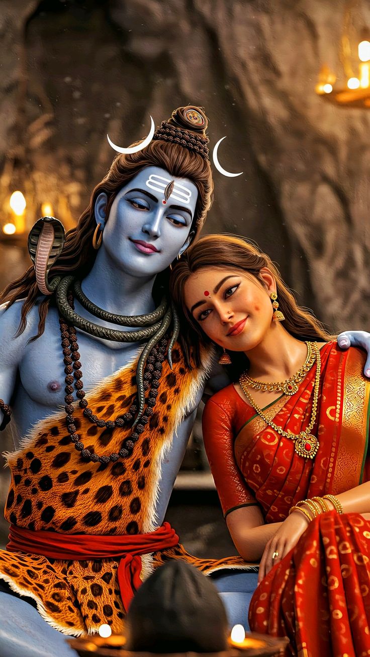 Shiv Parvati Ji Cute Images