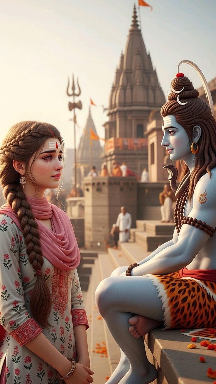 Shiv Parvati Ji Ki Original Photo