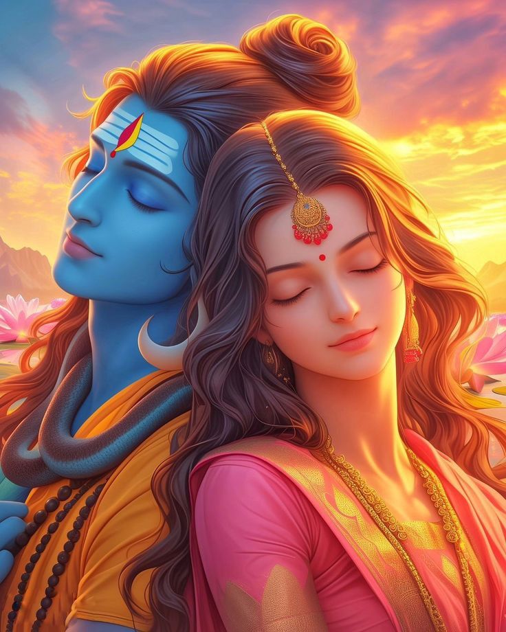 Shiv Parvati Romantic Images