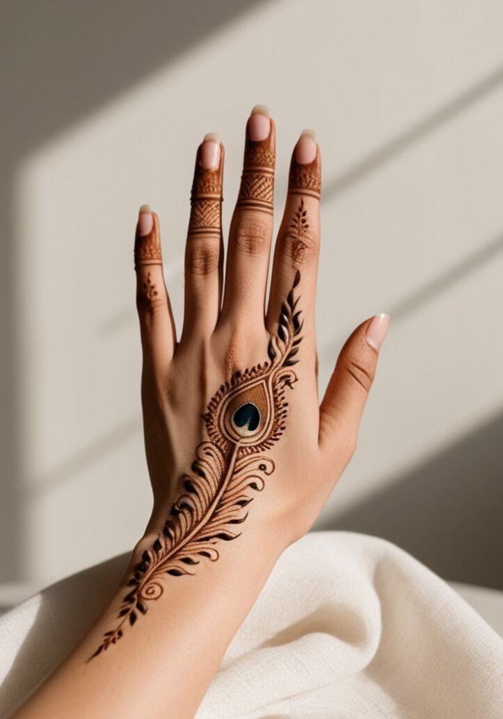 Simple mehndi design new