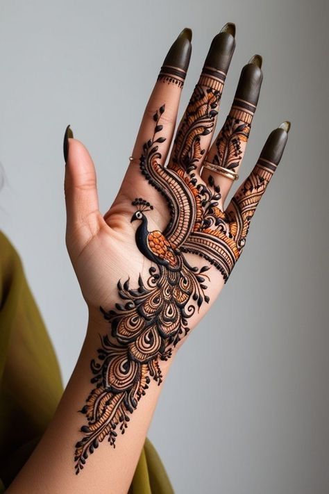 Stylish mehndi design photos