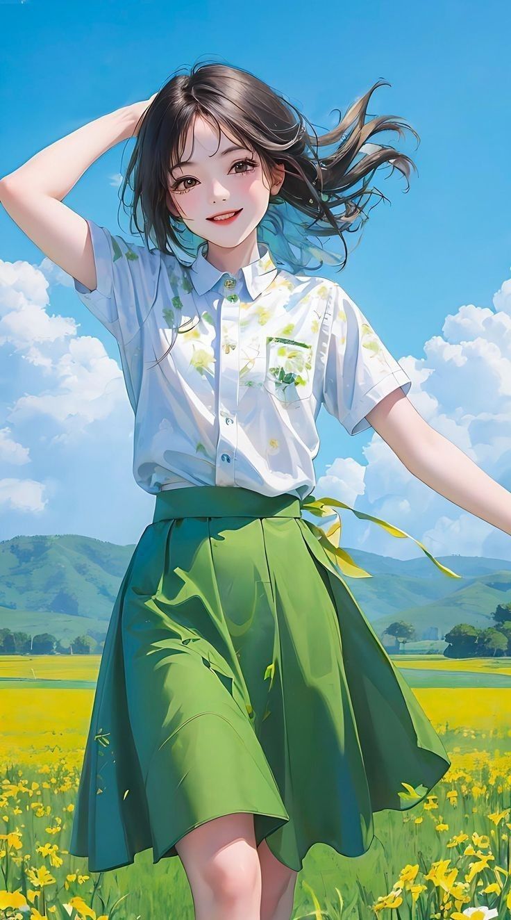 anime girl dp aesthetic neon