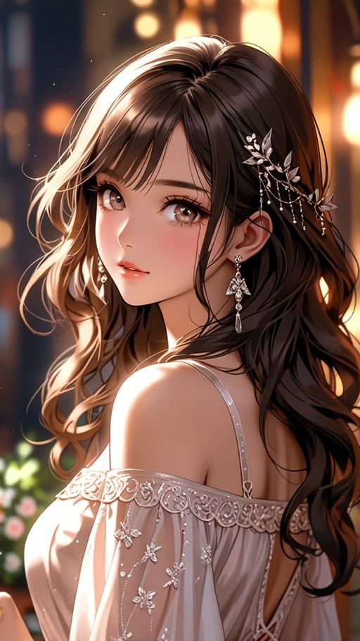 anime girl dp cute stylish