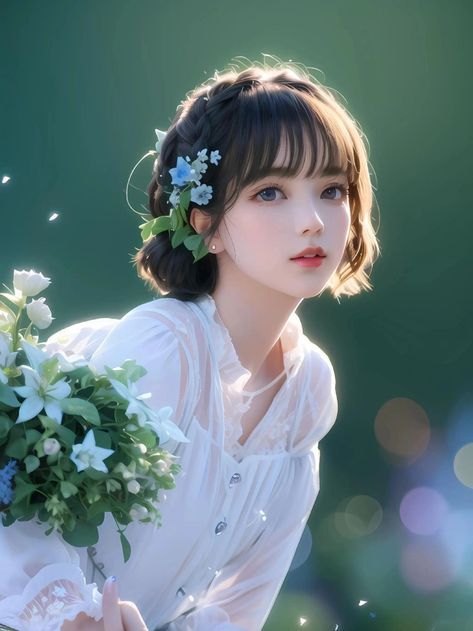 anime girl dp stylish