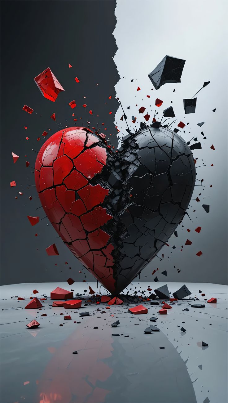 broken heart dp wallpaper