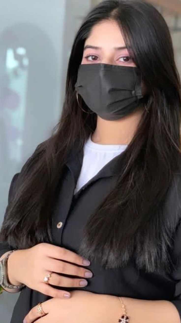 cartoon mask girl dp stylish