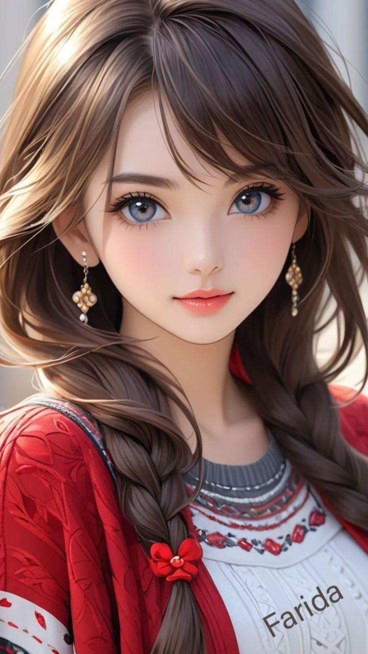 cute sad anime girl dp