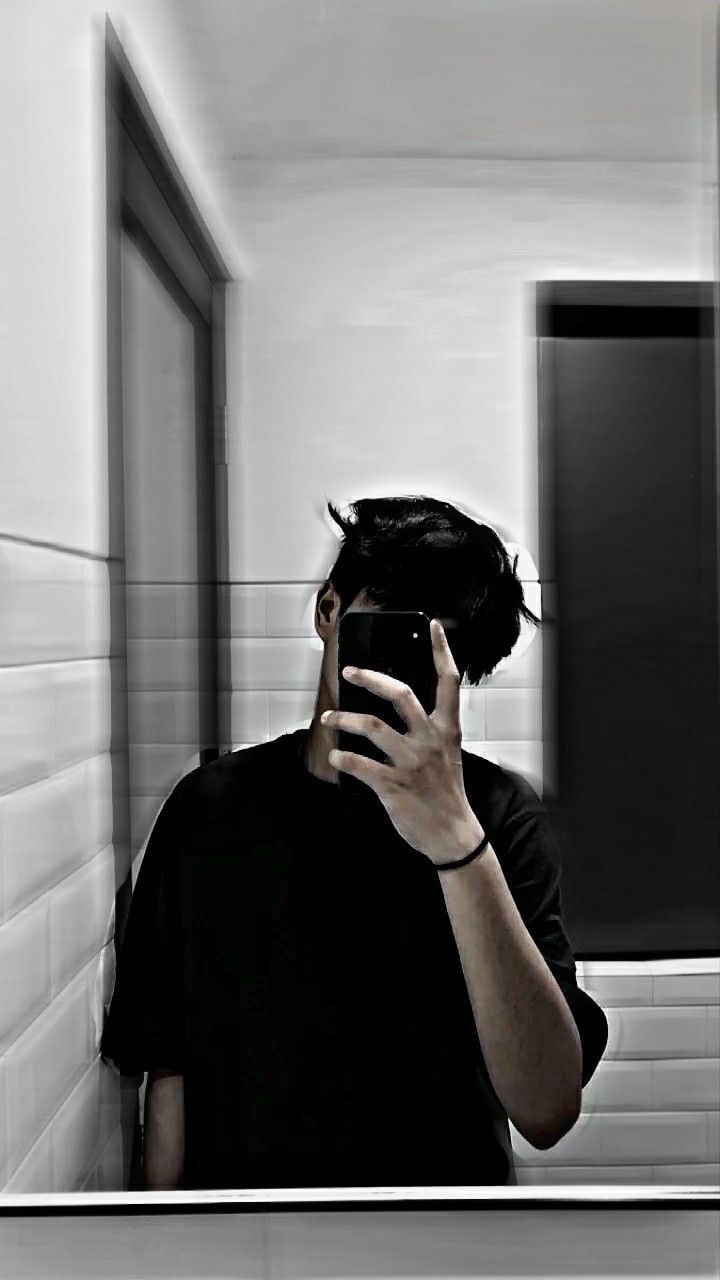 hidden face dp for boys aesthetic