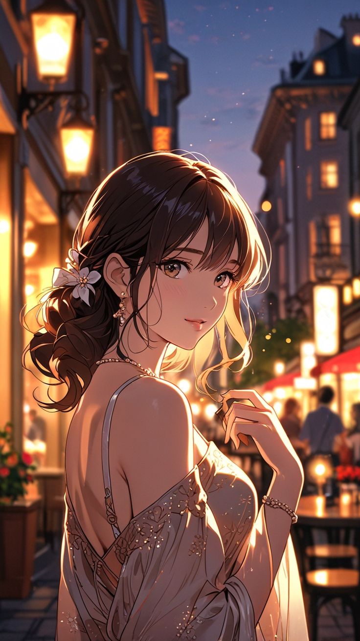 sad cute anime girl dp