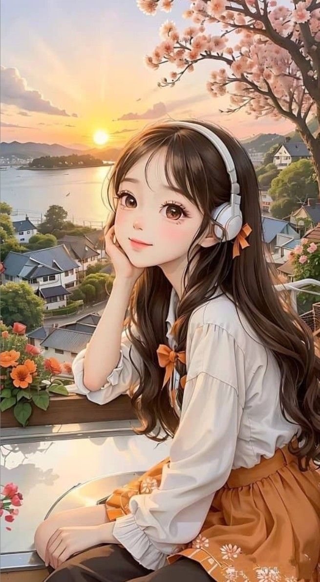 unique kawaii anime girl dp