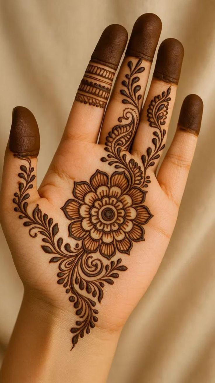 Mehndi design photo stylish arabic