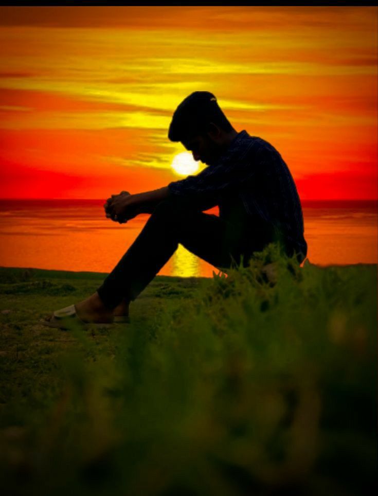 sad boy dp heart broken
